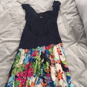 Fun Navy and floral dress